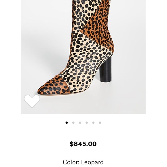Ulla johnson Jerri Leopard Hair Knee-High Boots - Picture 6 of 6